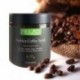 2X (MELAO Coffee Body Scrub természetes kókuszdió olaj hámlasztó fehérítő Moistu R5S6