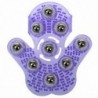 1X (fém gördülő gömbmasszázs teljes test szépségápoló masszázs kesztyű lila F8C7)