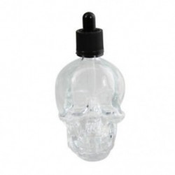 30 ml koponya palack átlátszó zománc alakú üveg füst palack csepegtető palack K2T2