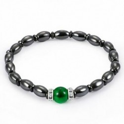 3X (fekete epekő-mágneses kezelés egészségügyi fogyás karkötő Radiatio S9Q9