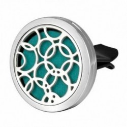 2X (autó légfrissítő aromaterápiás illóolaj diffúzor - üreges kör St F8V8