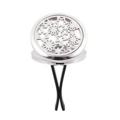 6X (irodai és autós parfüm illóolaj diffúzor medál szellőzőbilincstel Aromathe T8S5