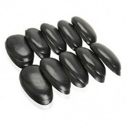 10 pár fekete műanyag fodrászfesték színező fülvédő pajzsvédő D4P5