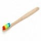 1X (Vaclav 2Pc bambusz fogkefe Rainbow Bambusz fogkefe rostos fogkefeU9T2)