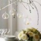 5X (12 db 80 mm-es függő tealight tartó üveggömbök terarium esküvői gyertya Q7B7