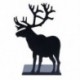 Elk csúszásmentes könyvek Art Bookend, 1 pár (fekete) H7E2