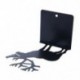 Elk csúszásmentes könyvek Art Bookend, 1 pár (fekete) H7E2