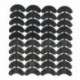 40PCS 20 páros gumi sarokvédő lábujjlemezek csaptelepek DIY cipőjavító párnák Méret: M1Y4