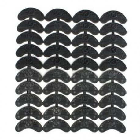 40PCS 20 páros gumi sarokvédő lábujjlemezek csaptelepek DIY cipőjavító párnák Méret: M1Y4