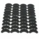 40PCS 20 páros gumi sarokvédő lábujjlemezek csaptelepek DIY cipőjavító párnák Méret: M1Y4