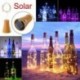 kék - 1PCS Solar 2M LED parafalakú 20 LED-es éjszakai tündérlámpa Kork Solarbet K2D6