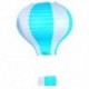 Rózsaszín csíkok - 12 hüvelykes hőlégballon papír lámpa lámpaernyő mennyezeti fény esküvői party I4J8