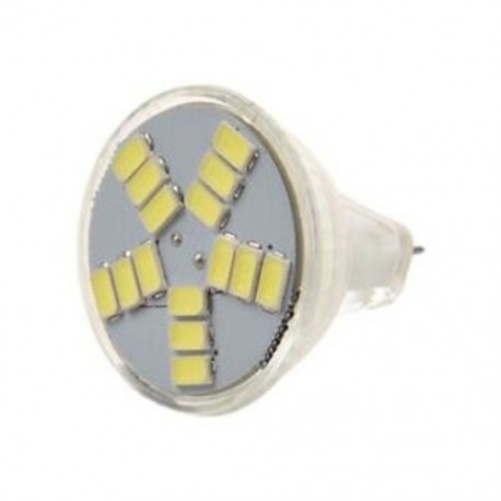 1X (7W MR11 GU4 600LM LED-es izzó lámpa 15 5630 SMD fény (fehér fény) I8B6)