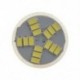 1X (7W MR11 GU4 600LM LED-es izzó lámpa 15 5630 SMD fény (fehér fény) I8B6)