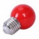 1X (E27 3W 6 SMD energiatakarékos földgömb izzó lámpa, AC 110-240V, piros K5D1)