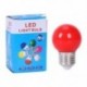 1X (E27 3W 6 SMD energiatakarékos földgömb izzó lámpa, AC 110-240V, piros K5D1)