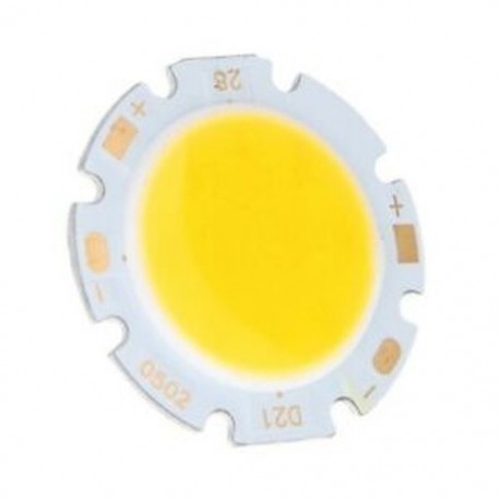 5W-os chipes fényű kerek COB szuper fényes LED-es LED-es lámpa izzók melegfehér DC X5K1