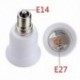 E14-től E26-ig E27-es adapter Csillár-világító foglalat E14 - közepes foglalatú E26 E27 K7O6