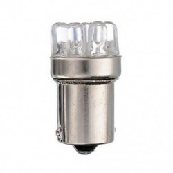 2x fehér 9 LED-es farokvilágítású oldalsó helyzetjelző lámpa izzó 12V BA15S P21W N6P6