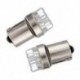 2x fehér 9 LED-es farokvilágítású oldalsó helyzetjelző lámpa izzó 12V BA15S P21W N6P6