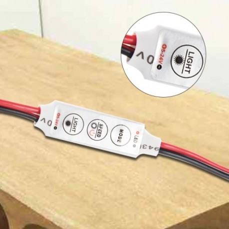 12A, 12V-24V LED-es tompító a G8P2 monokróm LED-csíkokhoz