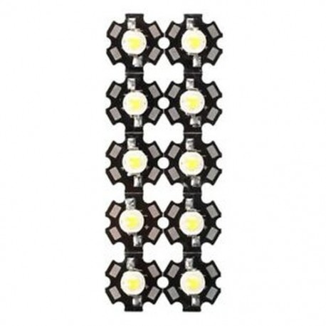 10 darab 3W nagy teljesítményű, meleg fehér LED-es izzólámpa M9L3