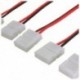 10 db PCB 2 PIN-es LED szalagcsatlakozó kábellel a 3528/5050 egyszínű K7I4-hez