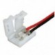 10 db PCB 2 PIN-es LED szalagcsatlakozó kábellel a 3528/5050 egyszínű K7I4-hez