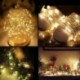 1X (LED tündér húros könnyű réz huzal vezetékes szalag ünnepi fény ünnepi I4N6 party