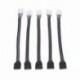 5x RGB LED szalagvilágítás az 5050 hosszabbító csatlakozóhoz (4 érintkezőhöz) 13 cm Nem So N2N4