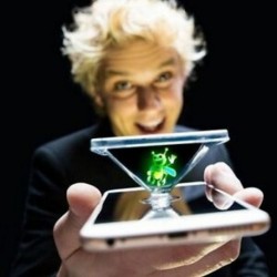 Könnyű robbanásos mézelő mágikus lámpa új játék varázslatos ujjtartó lámpa 3D hologr H1Q0