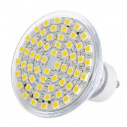 1X (GU10 60 SMD reflektorfényszóró spotlámpa izzó meleg fehér, 230V D7Y5)