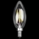 Tompítható E12 4W COB Edison gyertya lángszálas LED-es izzólámpa 10 * 3.5 B6H6