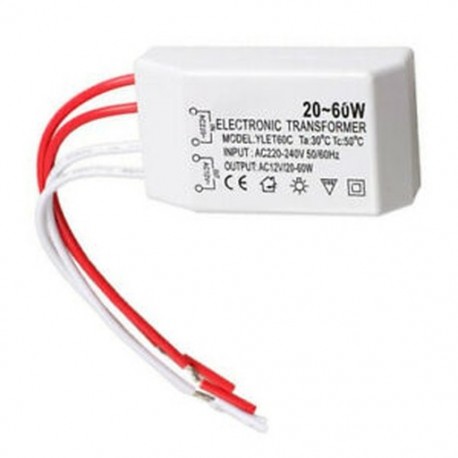 Elektronikus transzformátor bejárat AC220-240V 50 / 60Hz 20-60W LED Halogen Z5D9