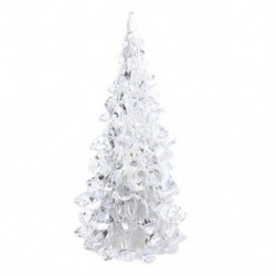 Akril LED színek megváltoztatása karácsonyfa éjjeli lámpa Xmas Party Deco Z6J6