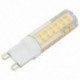 2 darabos, G9 LED-es izzó - 7W / 550LM, 60 wattos halogén izzók egyenértékű, meleg W X9X7