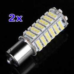 2x autó 1156 382 BA15S P21W fehér LED hátsó fékjelző lámpa 12V MQ Z4 E6I6