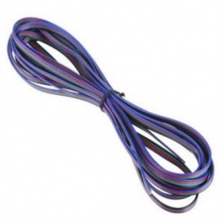 5M 4 tűs RGB LED hosszabbító vezeték csatlakozókábel a 3528 5050 RGB Stri F1E3 kábelhez