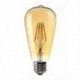 Tompítható E27 4W Edison Retro vintage izzóspirálú ST64 COB LED izzóvilágító lámpa J6N7