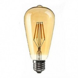 Tompítható E27 4W Edison Retro vintage izzóspirálú ST64 COB LED izzóvilágító lámpa J6N7