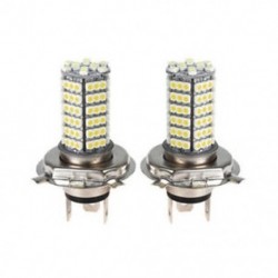 2X autó H4 120 LED 3528 SMD Xenon fehér ködlámpa fényszóró lámpa 1 H2M4