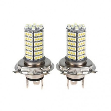 2X autó H4 120 LED 3528 SMD Xenon fehér ködlámpa fényszóró lámpa 1 H2M4