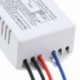2 portos ON / OFF 220 V-os lámpa világítású digitális vezeték nélküli fali távirányító kapcsoló R J5Z7