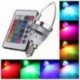 3W RGB LED-es E14 izzó gyertyafény 16 színű lámpa távirányítóval U V4V7