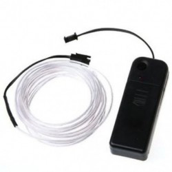 Új, 9 láb hosszú, fehér lámpás neon izzó sztrájkoló elektrolumineszcens huzal (El huzal) US O4O0