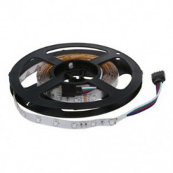 1X (5M 300 SMD 3528 LED húros fényszóró szalag RGB DC 12V távirányítóval A8U3