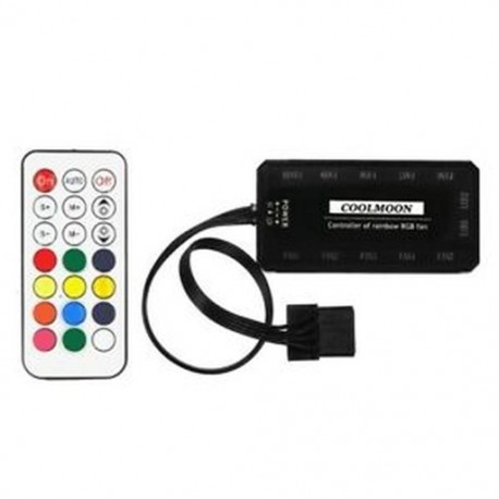 1X (COOLMOON Távoli RGB LED-es vezérlő D2G3)