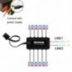 1X (COOLMOON Távoli RGB LED-es vezérlő D2G3)