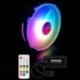 1X (COOLMOON Távoli RGB LED-es vezérlő D2G3)
