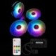 1X (COOLMOON Távoli RGB LED-es vezérlő D2G3)